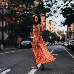 DVF Asymmetric Ruffle Hem Midi Wrap Dress